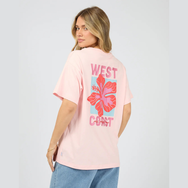 West Coast Relaxed Tee Pink