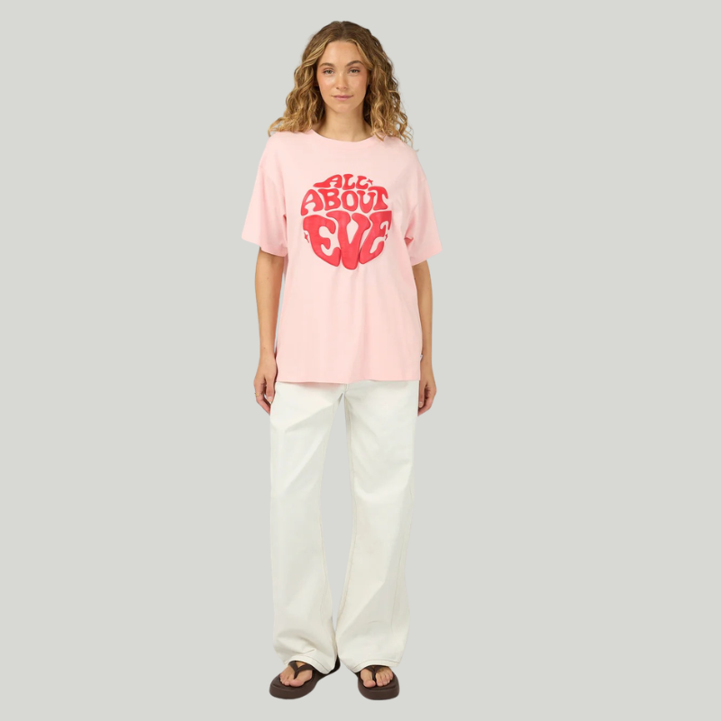 Retro Relaxed Tee Pink