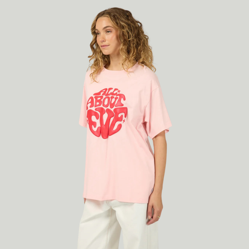 Retro Relaxed Tee Pink