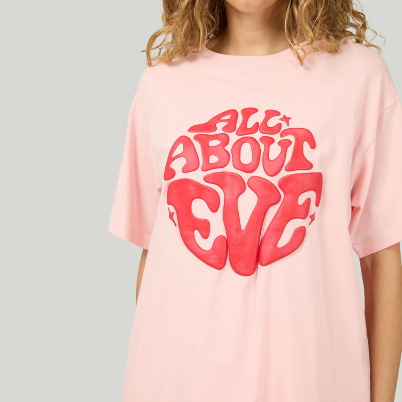 Retro Relaxed Tee Pink