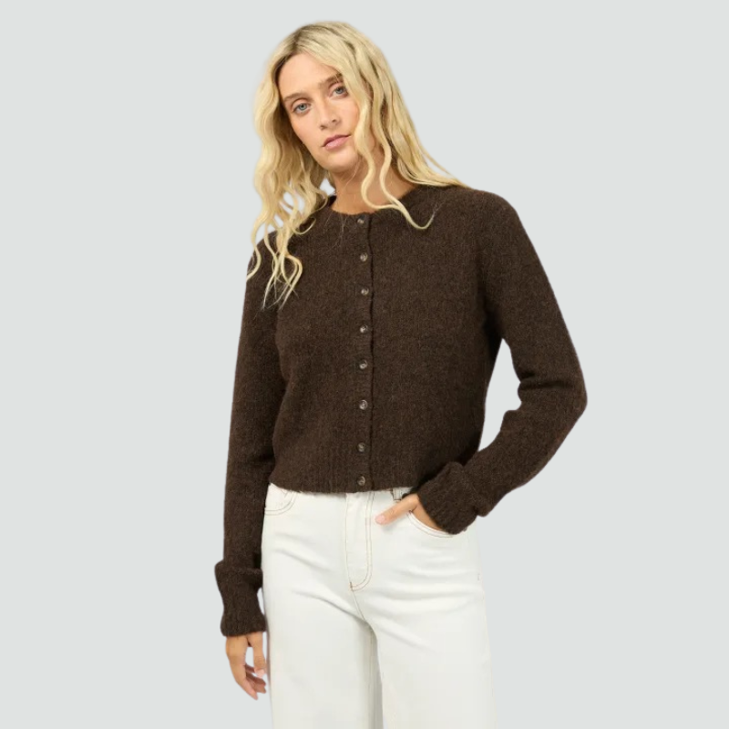 Bayside Cardigan Brown