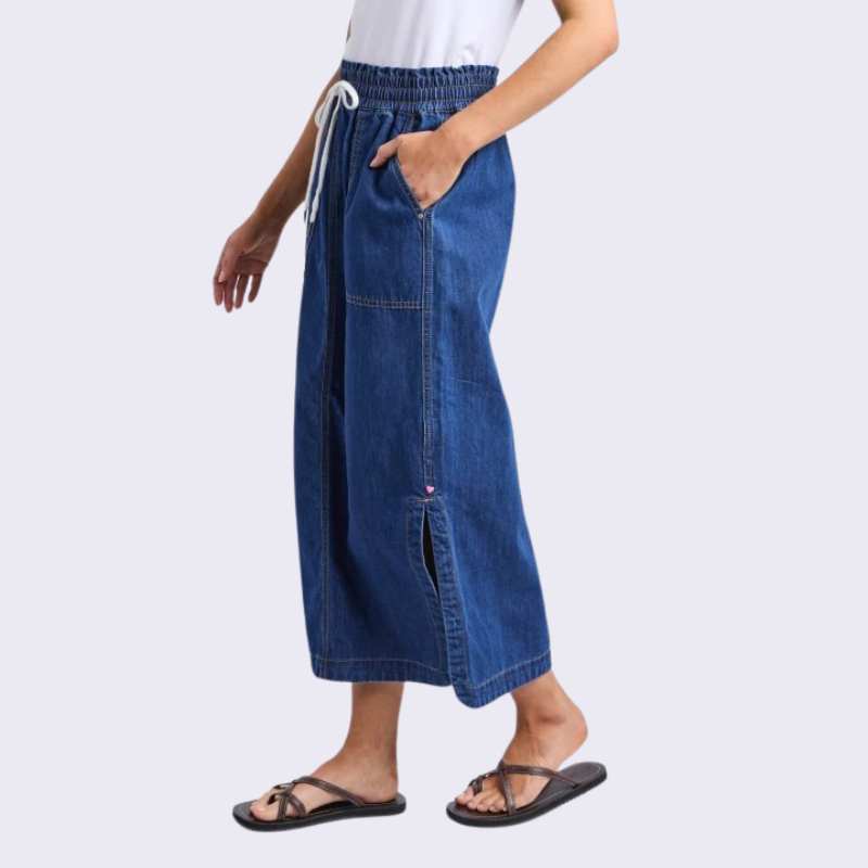 Clover Midi Denim Skirt