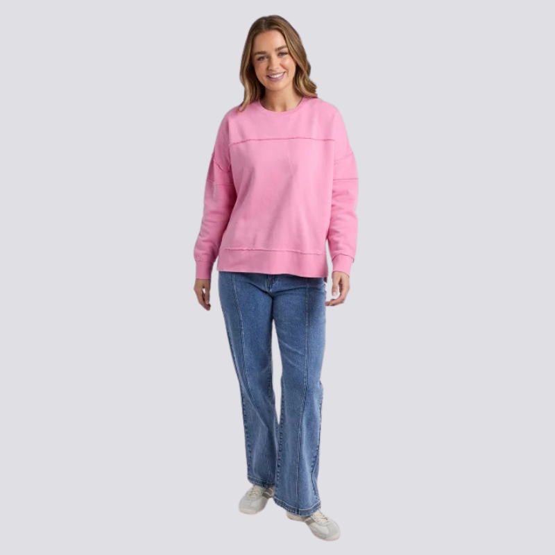 Jayne Throw On Fleece Sea Pink