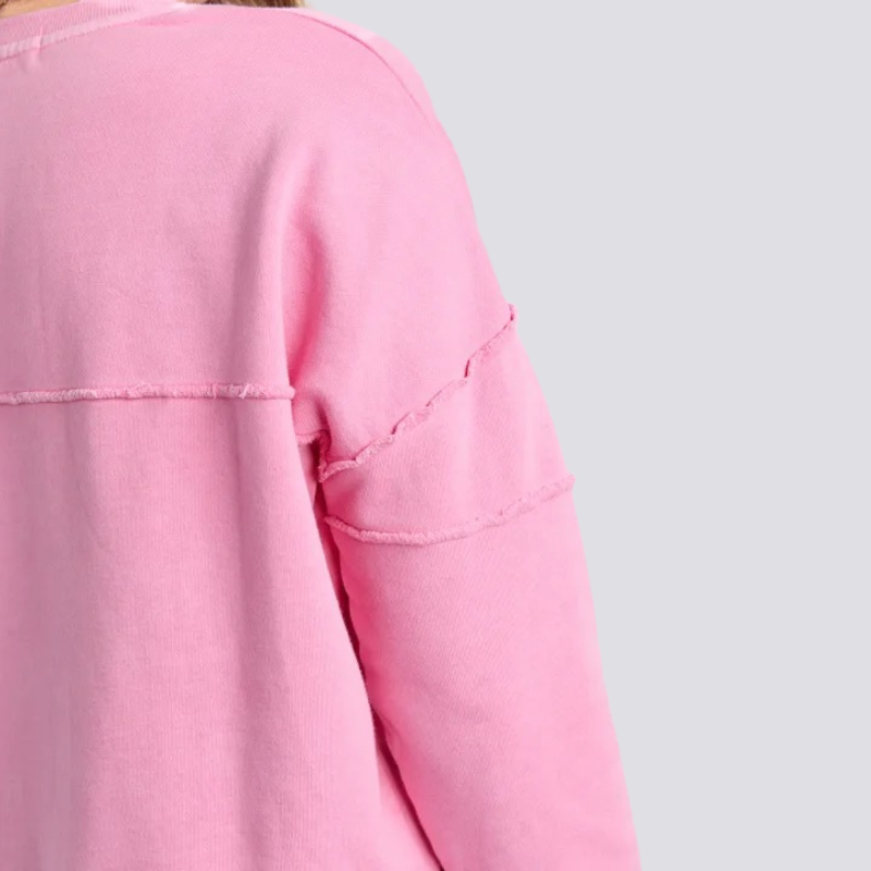 Jayne Throw On Fleece Sea Pink