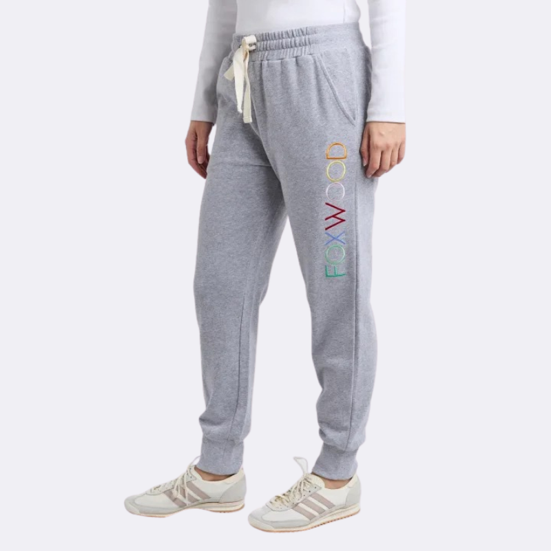 Simplified Confetti Track Pant Grey Marle
