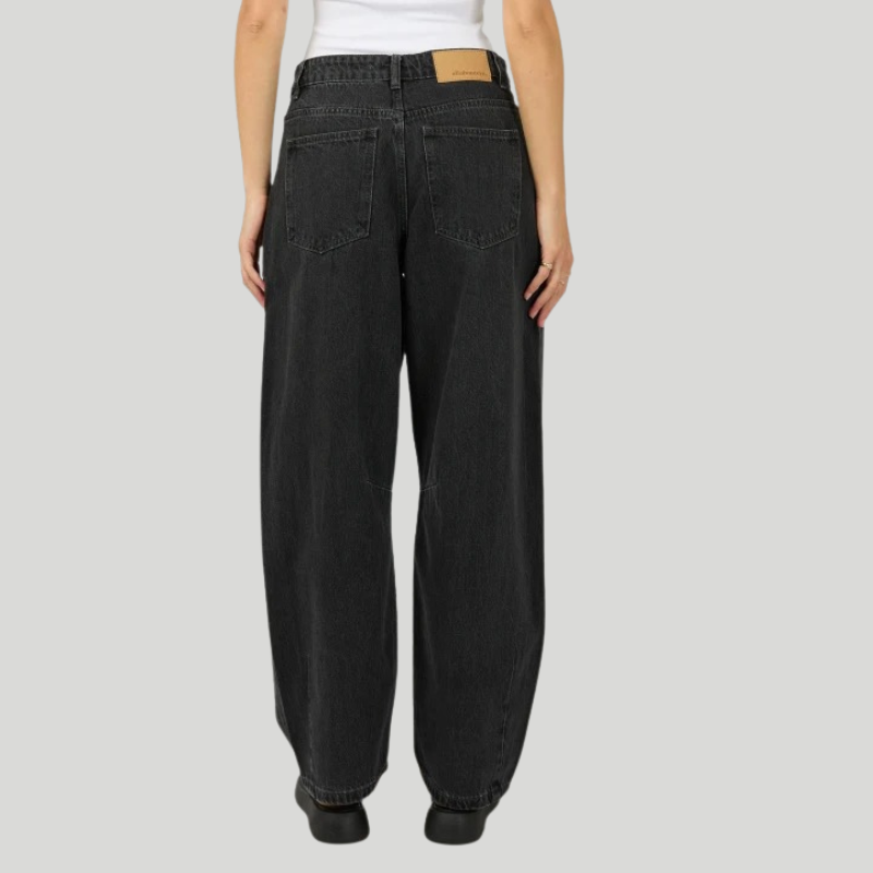 Hallie Barrel Leg Jean Coal