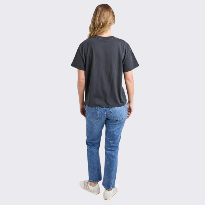 English Rose Tee Black