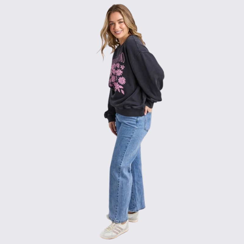 Floret Crew Black