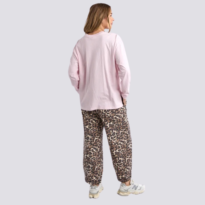 Simplified Long Sleeve Tee Pink