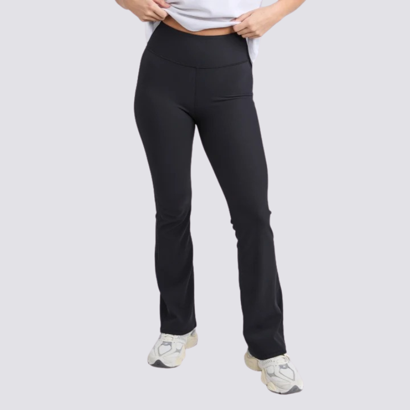 Luxe Rib Pant Black