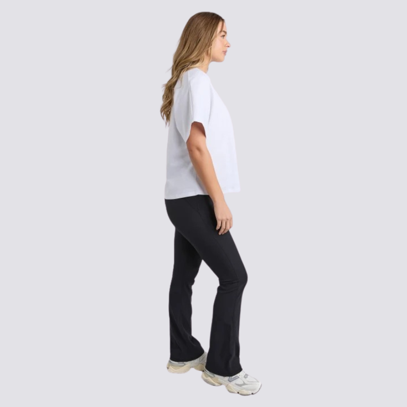 Luxe Rib Pant Black