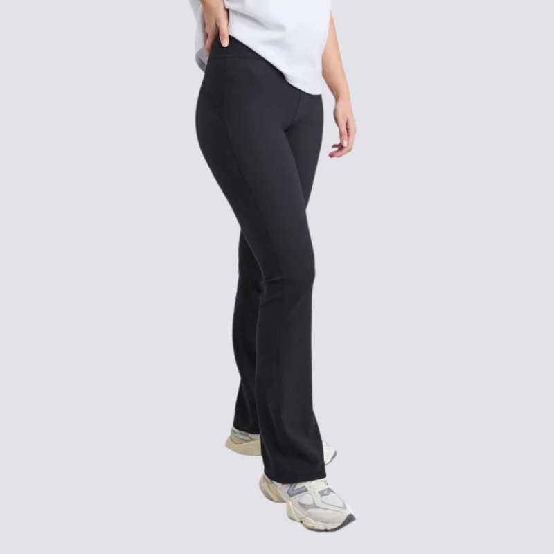 Luxe Rib Pant Black