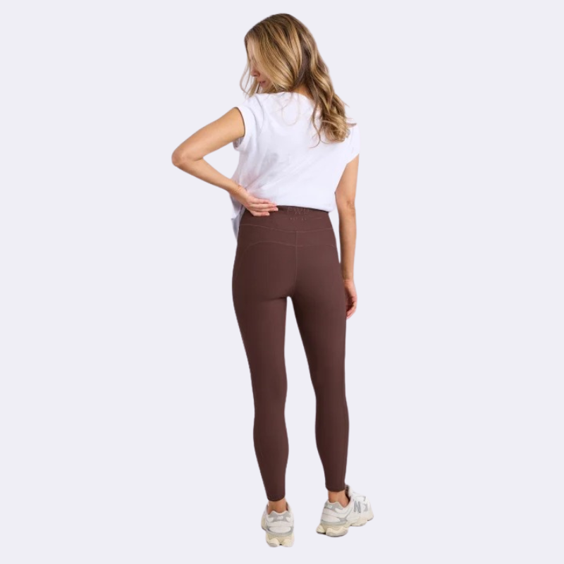 Luxe Rib Legging Coffee