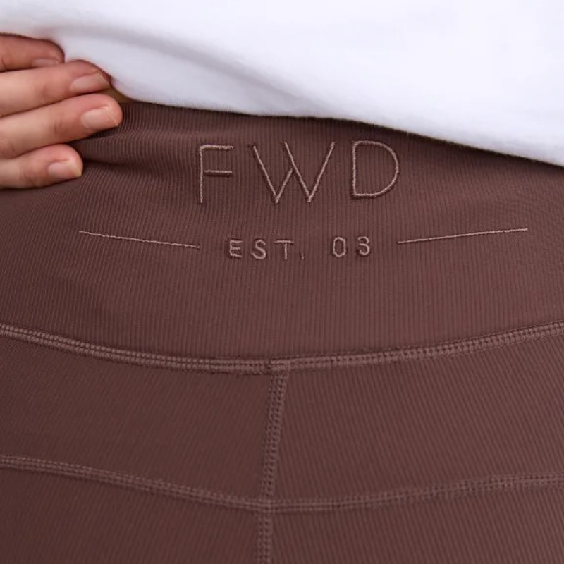 Luxe Rib Legging Coffee