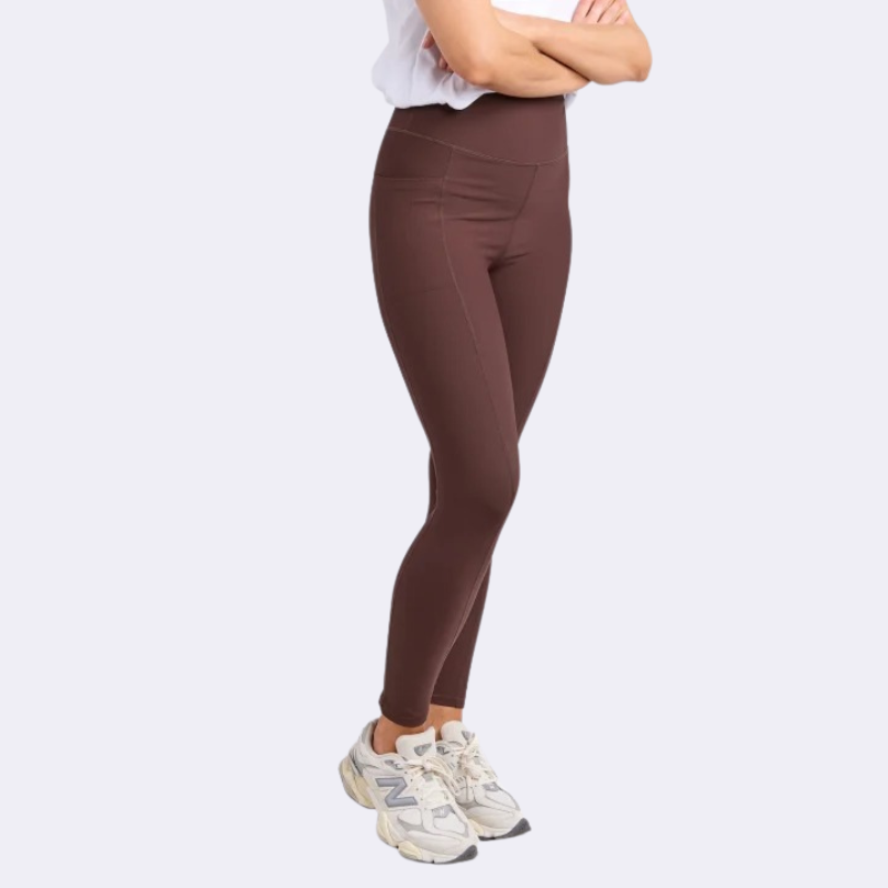 Luxe Rib Legging Coffee