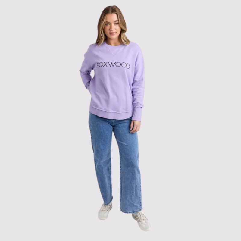 Simplified Metallic Crew - Lavender