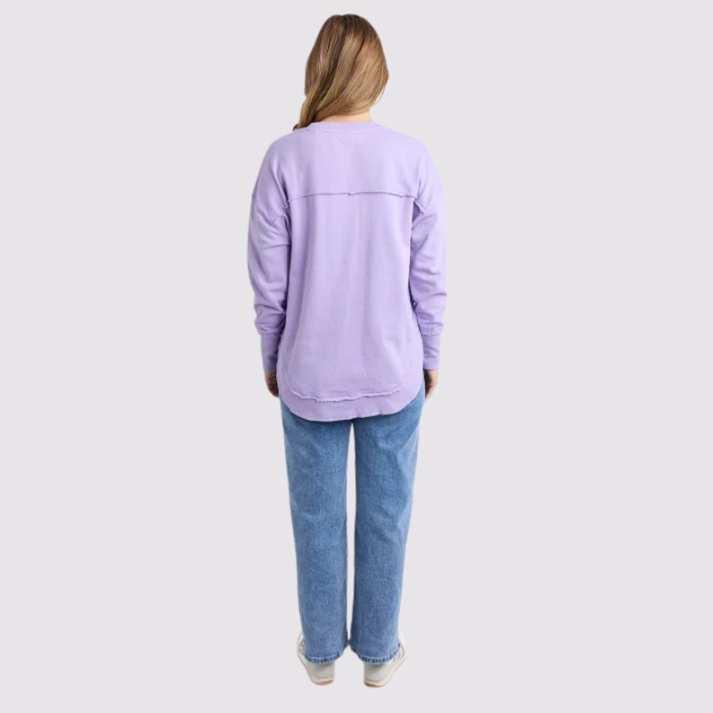 Simplified Metallic Crew - Lavender