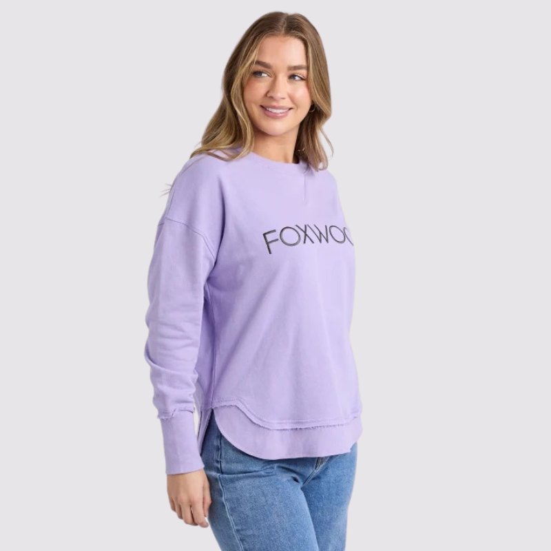 Simplified Metallic Crew - Lavender