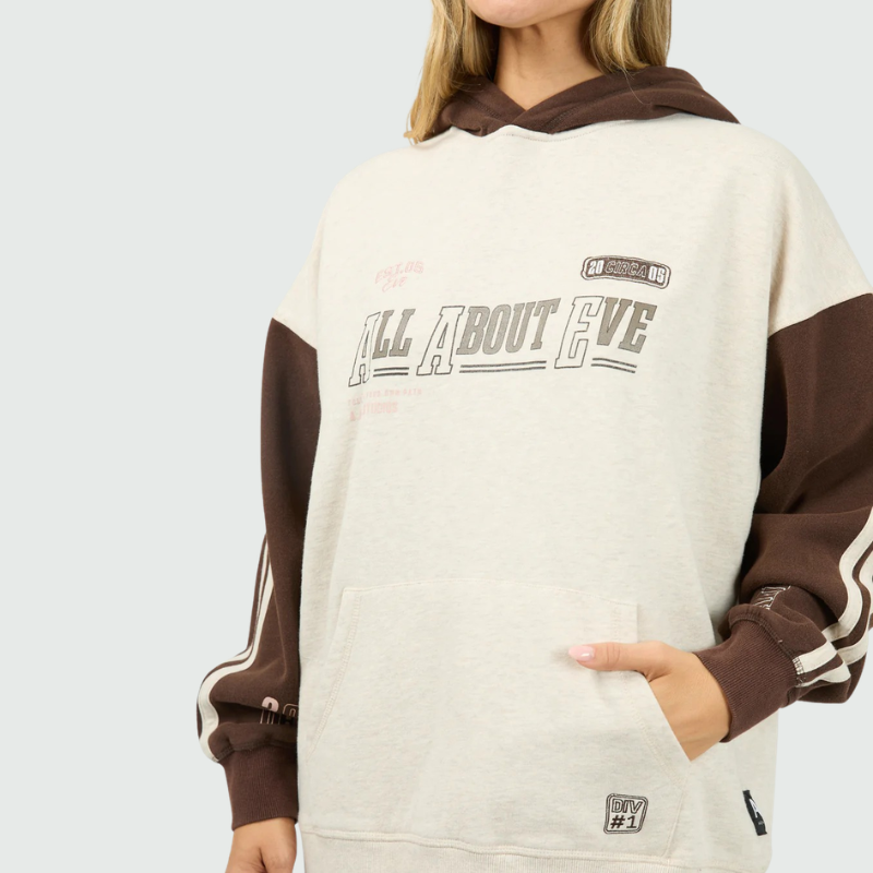 Contrast Club Relaxed Hoodie