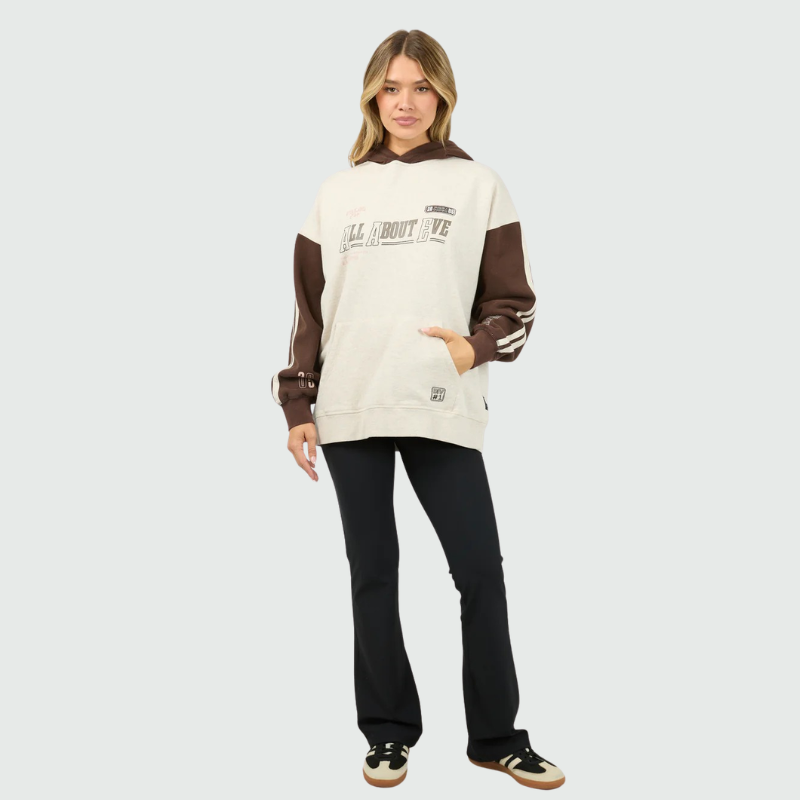 Contrast Club Relaxed Hoodie