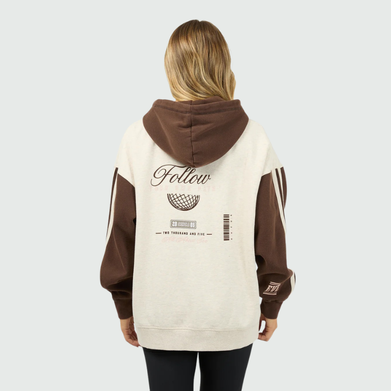 Contrast Club Relaxed Hoodie
