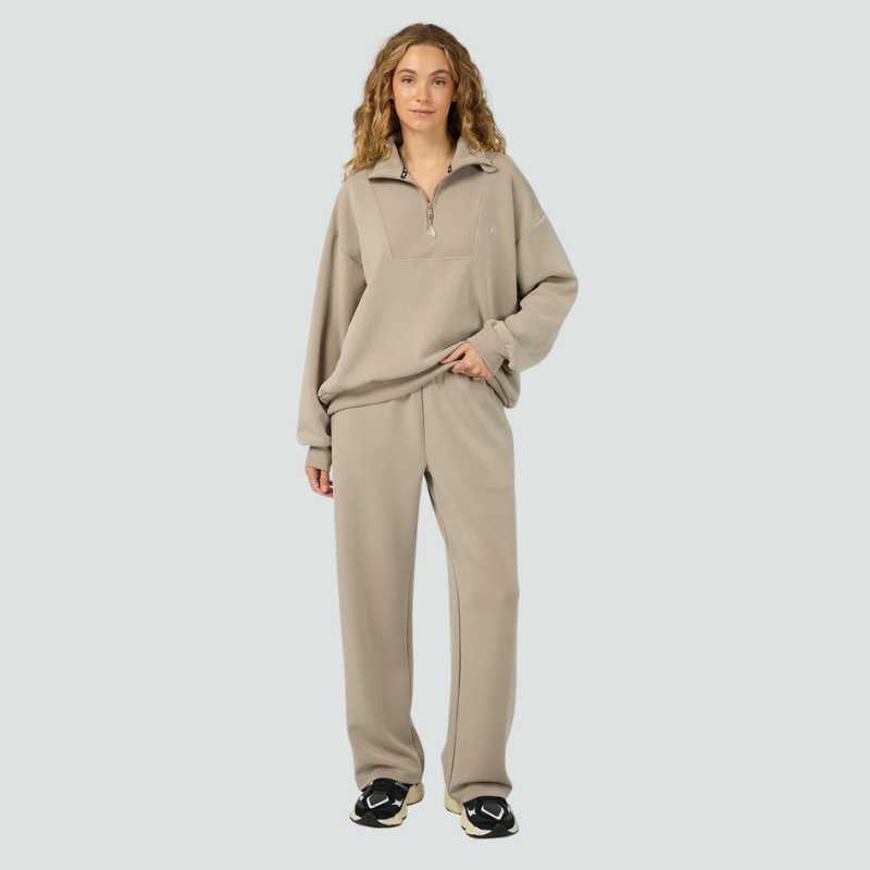 Luxe Active 1/4 Zip Stone
