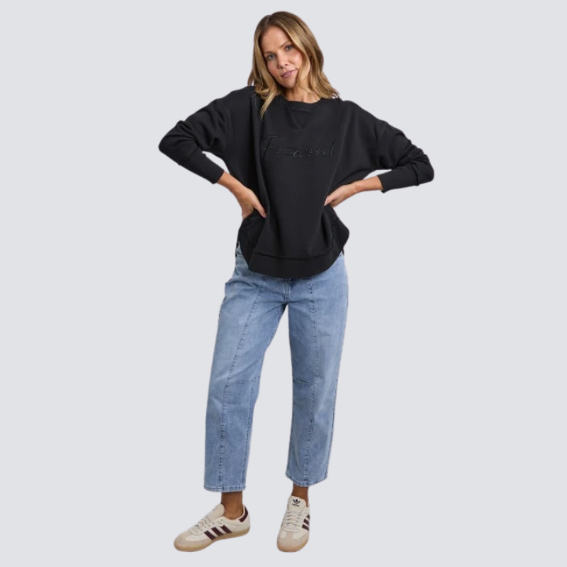 Signature Crew - Washed Black