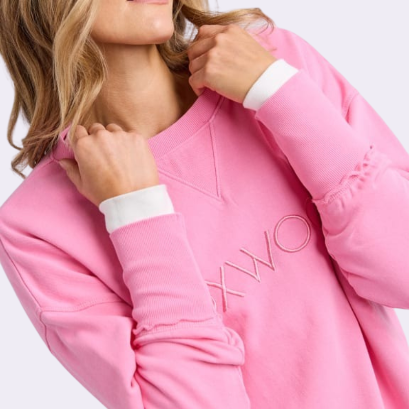 Simplified Crew Bright Pink