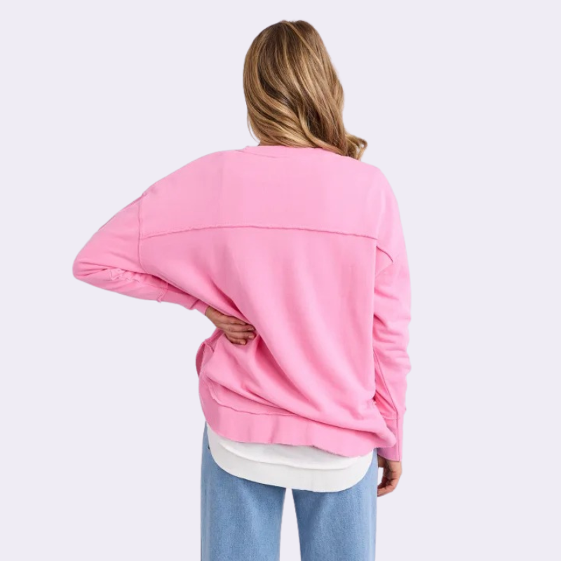 Simplified Crew Bright Pink
