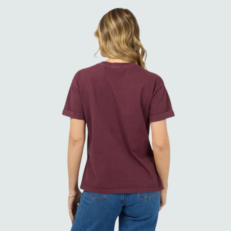 AAE  Washed Tee - Wine