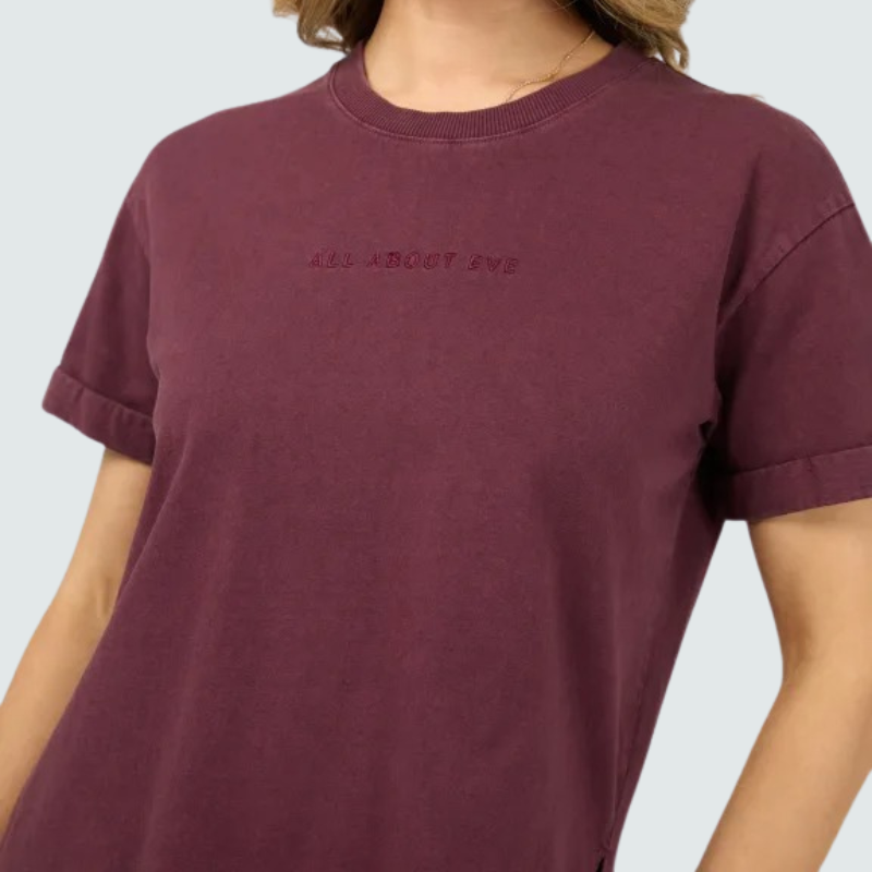 AAE  Washed Tee - Wine