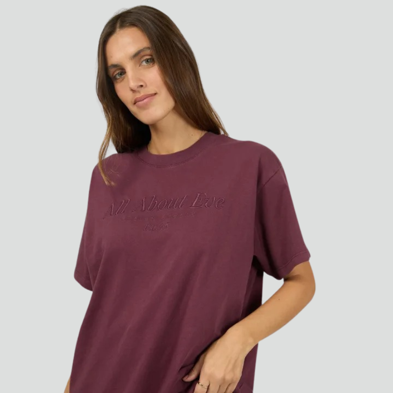 AAE Timeless Tee  - Wine