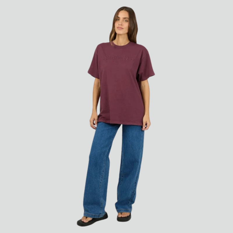 AAE Timeless Tee  - Wine