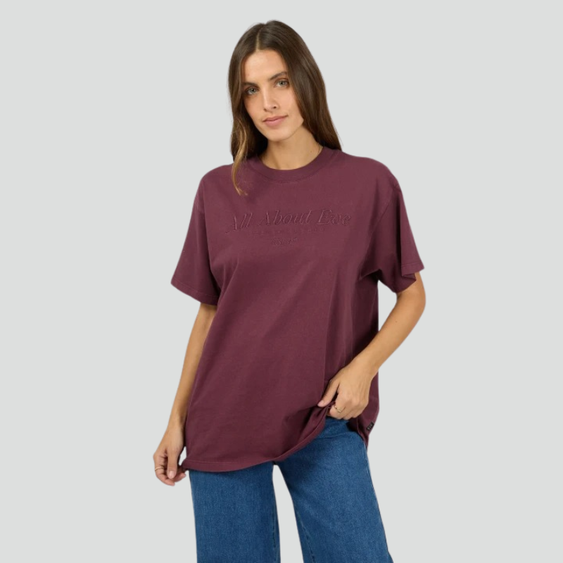 AAE Timeless Tee  - Wine
