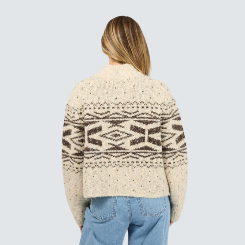 Zoe Knit Zip Thru