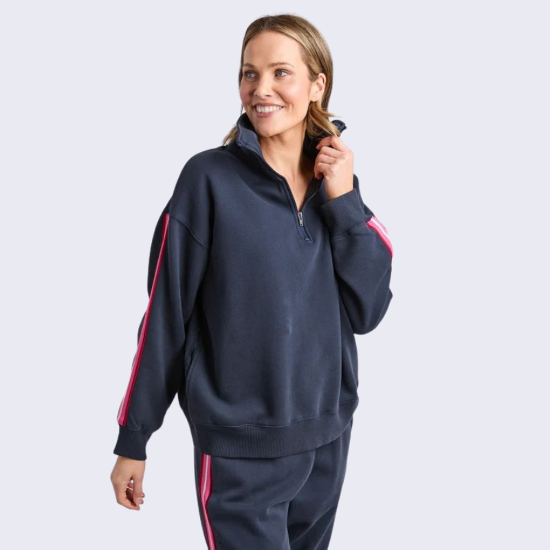 Lovers 1/4 Zip Navy