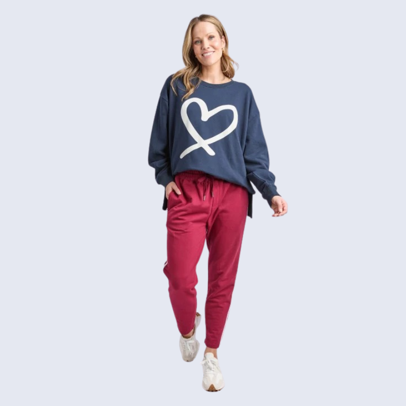 Sigrid Lounge Pant Maroon