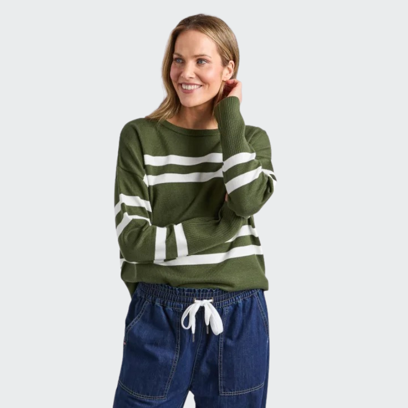 Allison Crew Deep Depths Stripe