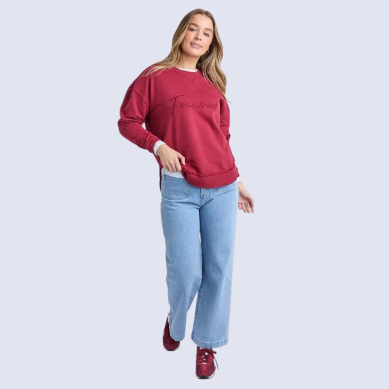 Signature Crew Rhubarb Red