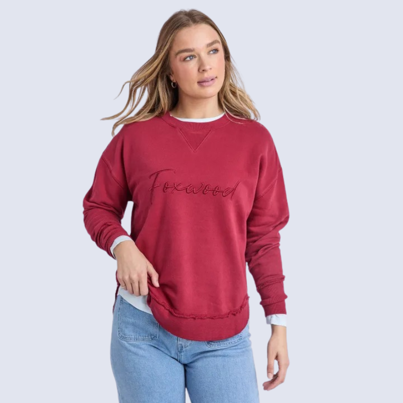 Signature Crew Rhubarb Red