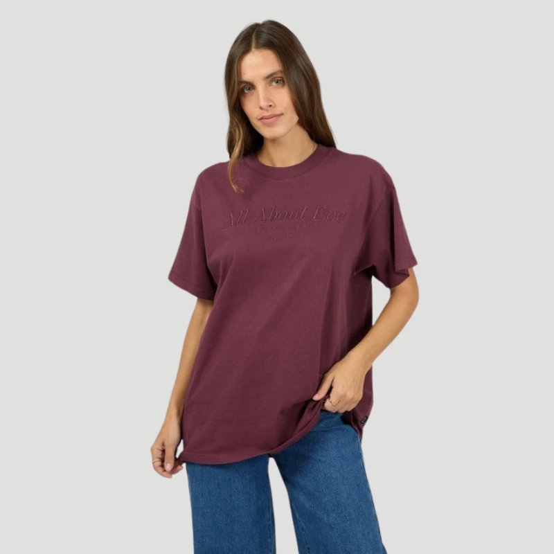 AAE Timeless Tee - Wine