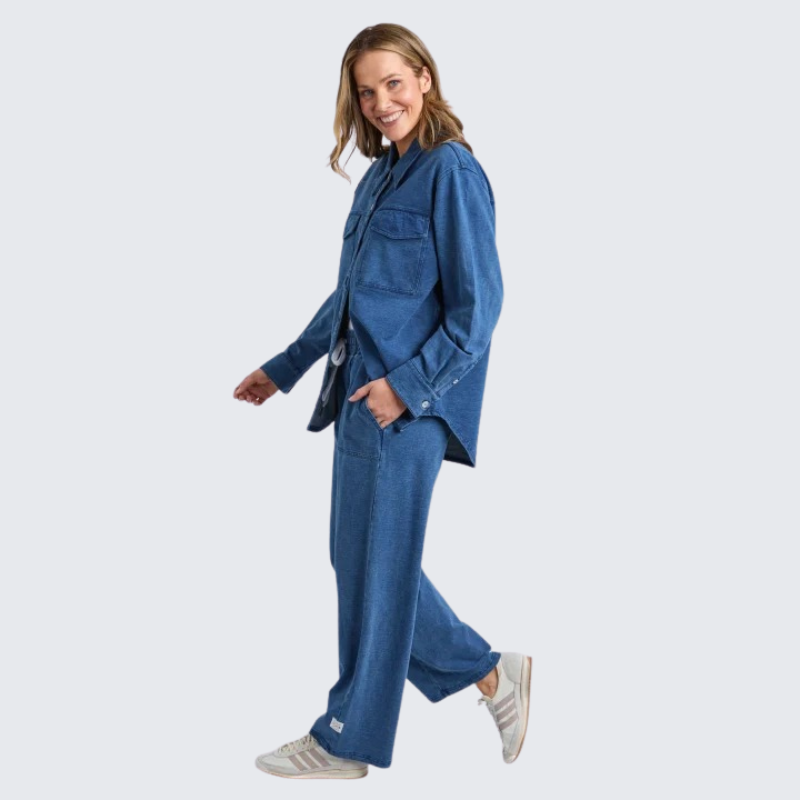 Valerie Trackpant - Denim Look