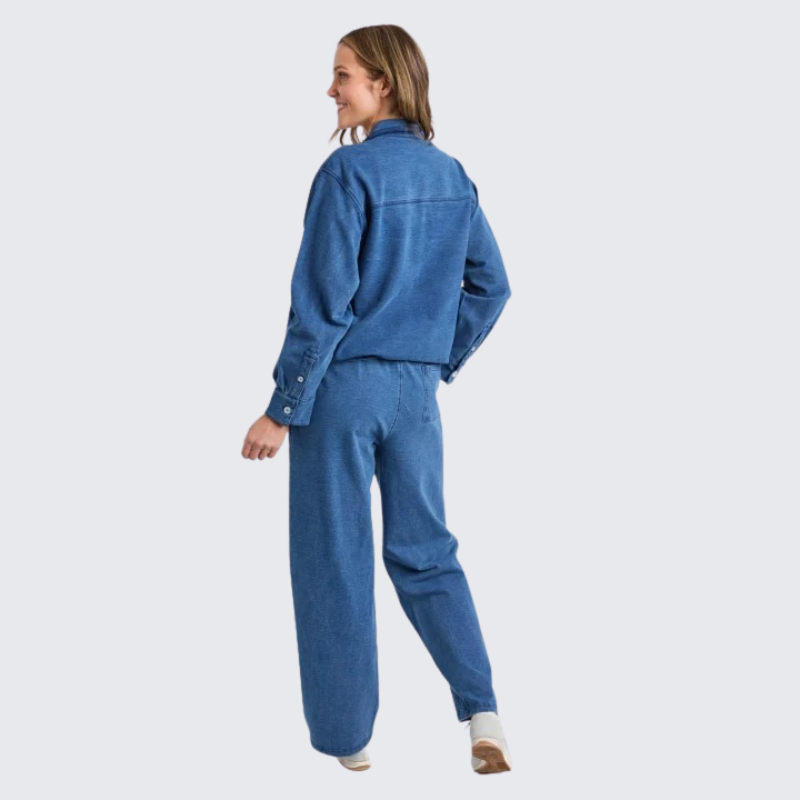 Valerie Trackpant - Denim Look