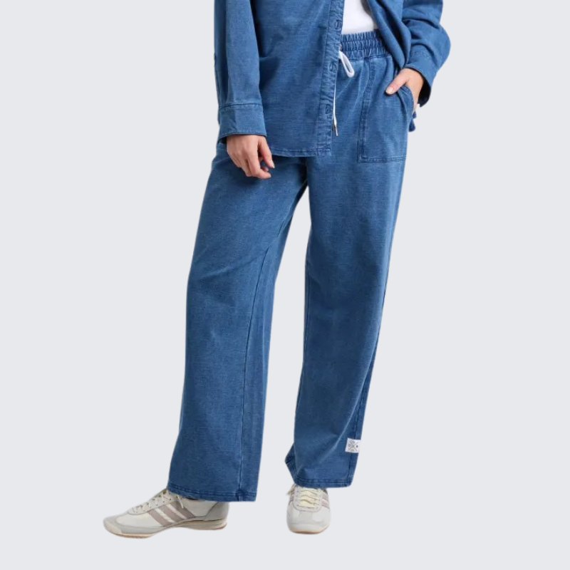 Valerie Trackpant - Denim Look