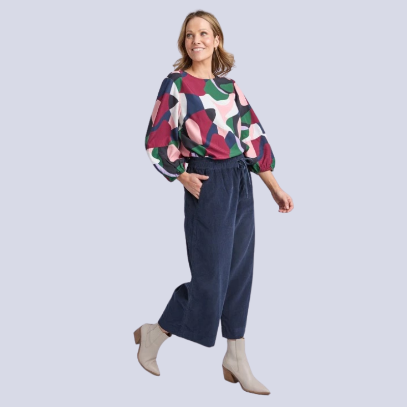 Winnie Cord Pants Navy