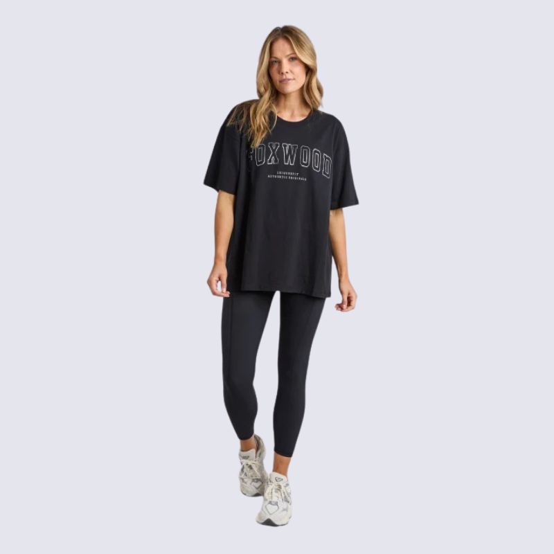 Interval Tee - Black/Silver