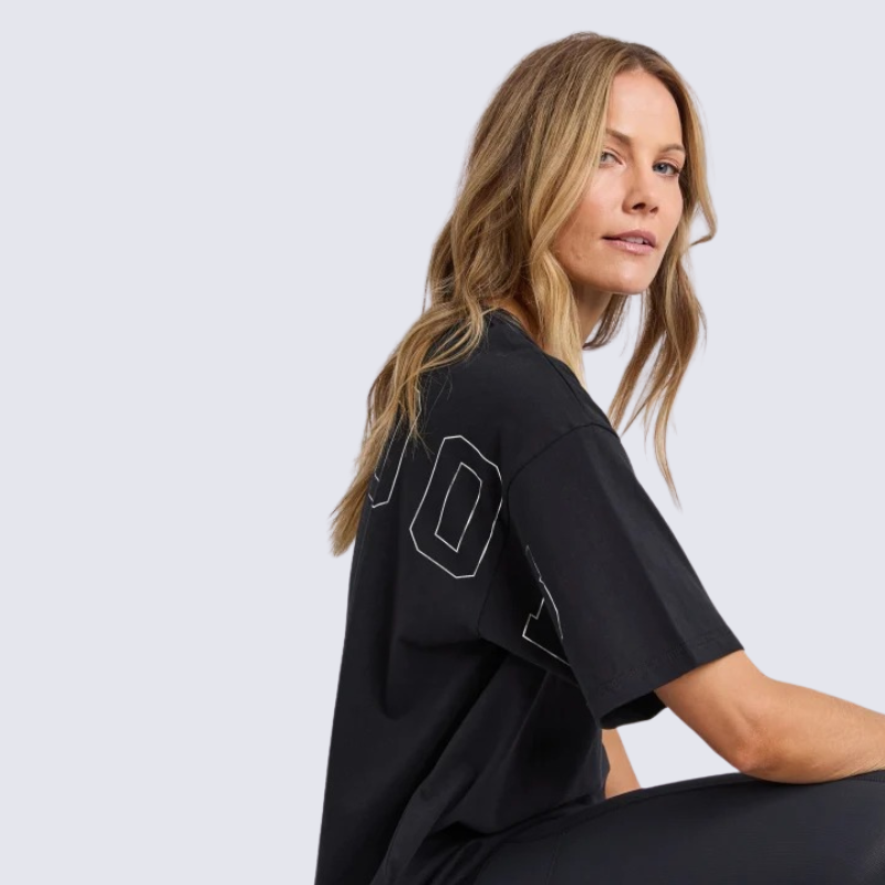 Interval Tee - Black/Silver