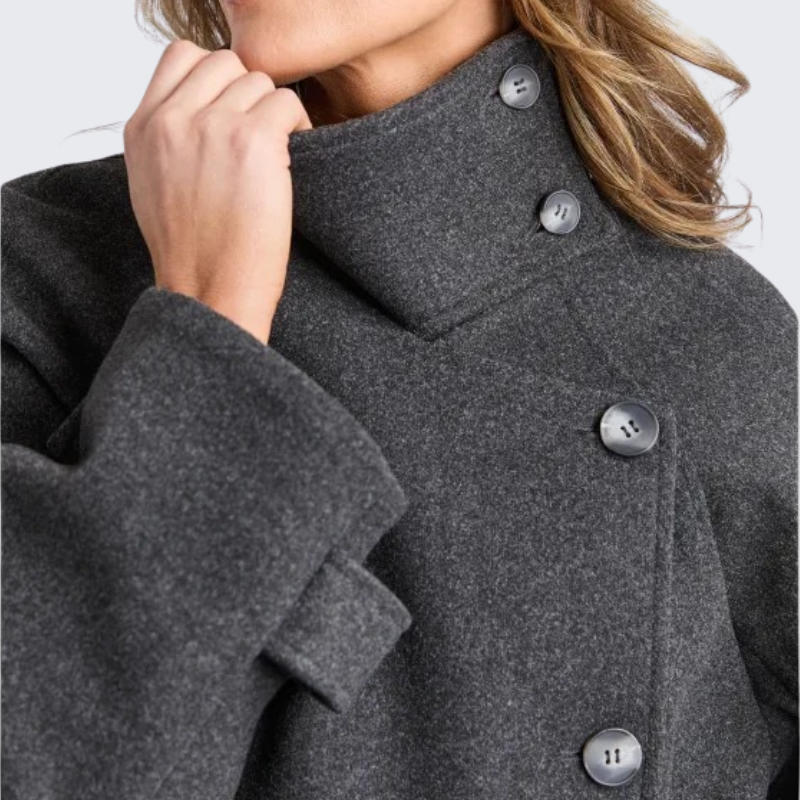 Caroline Coat - Grey Marle