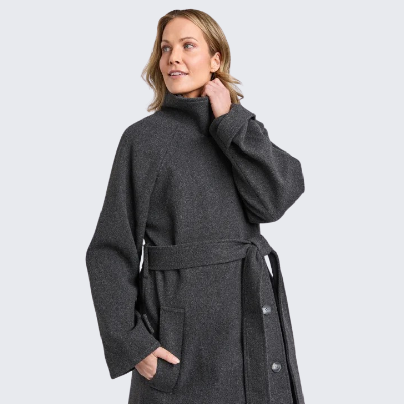 Caroline Coat - Grey Marle