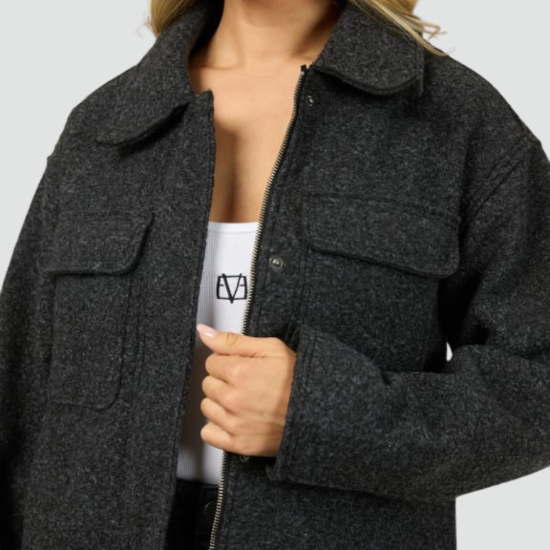 Lane Jacket Washed Black